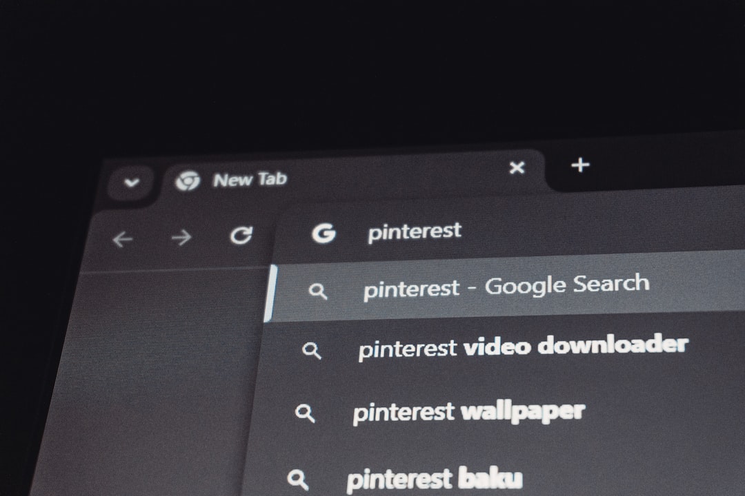 Browser search bar with suggestions
