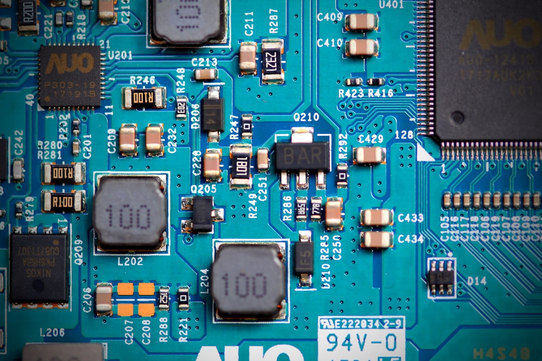 Close-up of a circuit board representing GLM 5.2 local LLM hardware requirements