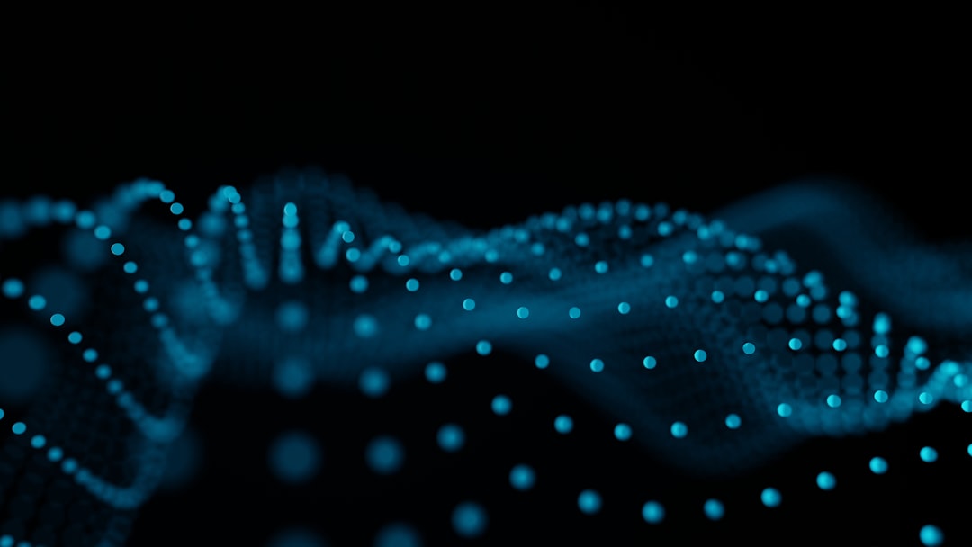 Abstract blue glowing network pattern representing the GPT-5.6 launch